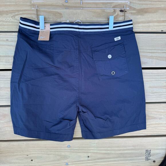 Mctavish Boardies Board Shorts Stowed Away Swim Surf Deep Blue Size 34 Huckberry - Picture 2 of 7